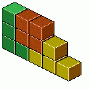 Building blocks in an 8-bit style